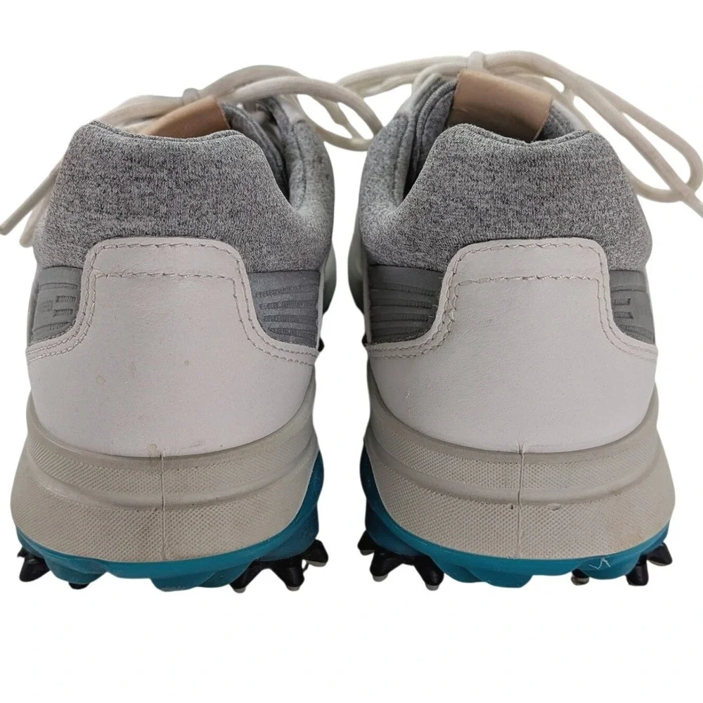 ECCO Biom G3 Gore-Tex Golf Shoes Mens EU 41 US 7-7.5 White Yak Leather Spiked